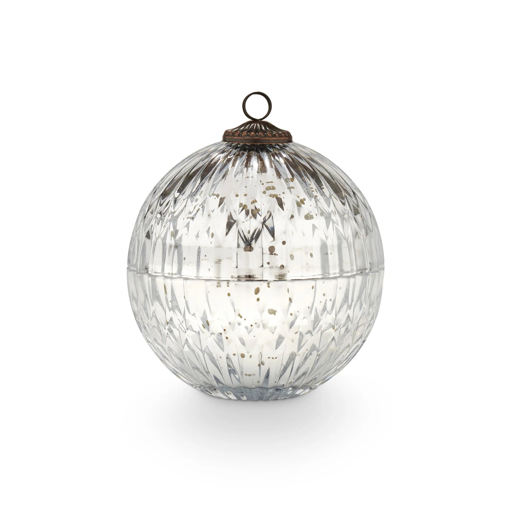 Illume Balsam & Cedar Silver Mercury Ornament Candle