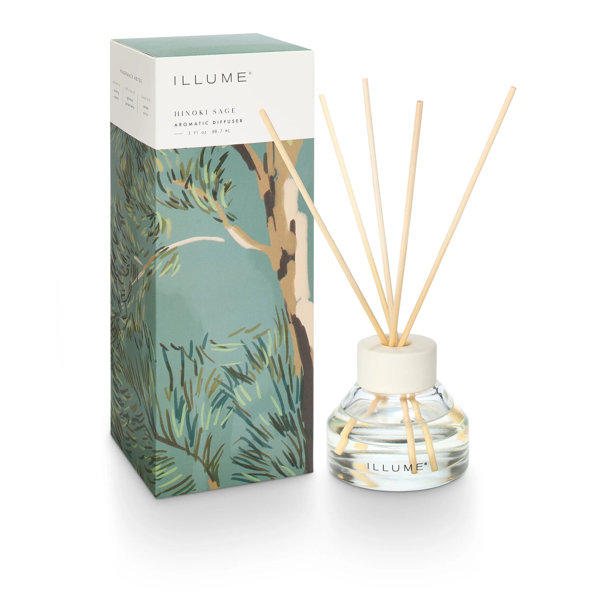 Illume Hinoki Sage Reed Diffuser