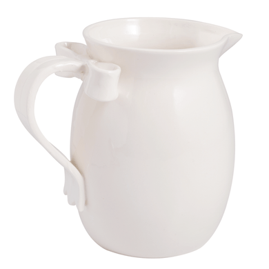 White Bow Pitcher