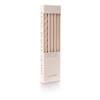 Illume Tapered Candles Pale Pink - 3/Pack Assorted