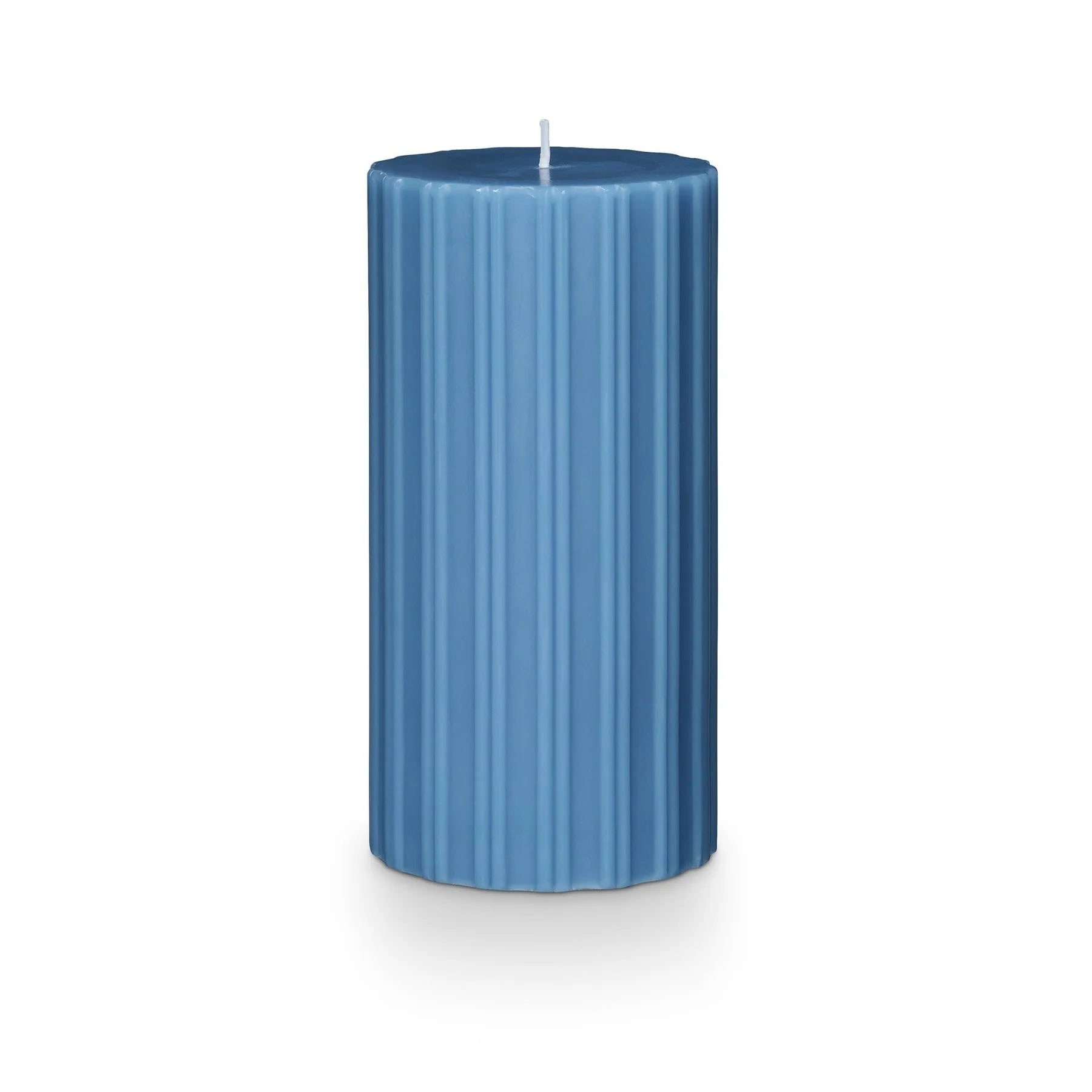 Illume Citrus Crush Ribbed Pillar Medium Candle