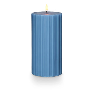 Illume Citrus Crush Ribbed Pillar Medium Candle