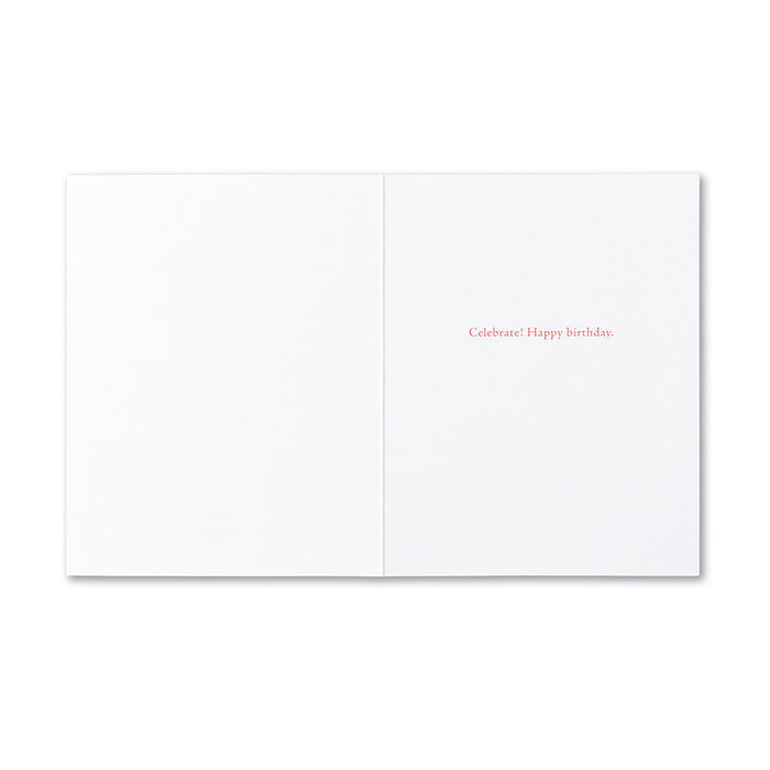 Compendium The Best Age Is The Age You Are Birthday Card