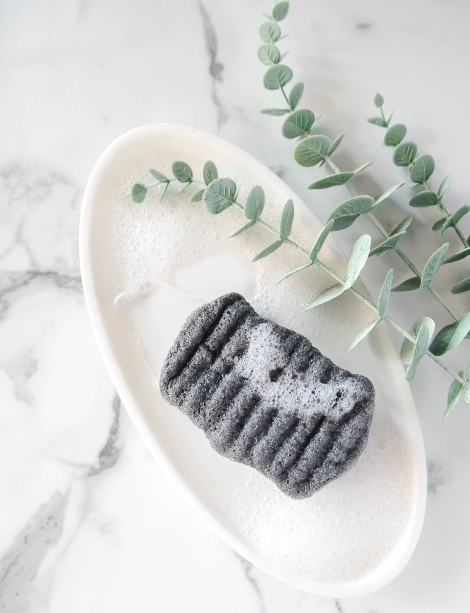 Bathorium Konjac Bamboo Charcoal Body Sponge