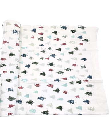 IHR Nordic Forest Blue Green Table Runner