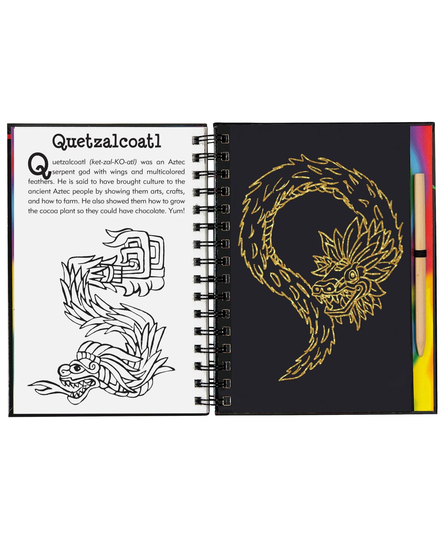 Peter Pauper Press Dragons & Mythical Creatures Scratch and Sketch