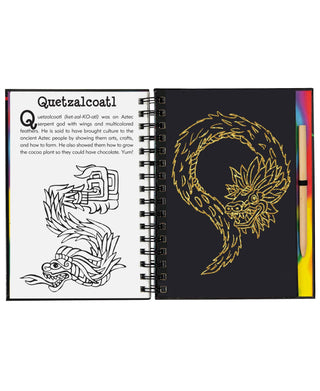 Peter Pauper Press Dragons & Mythical Creatures Scratch and Sketch