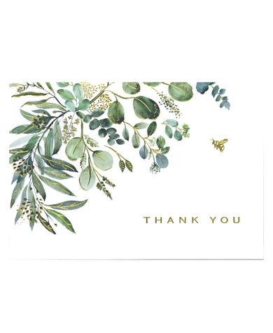 Peter Pauper Press Eucalyptus Thank You Notes