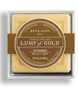 Beekman Lump of Gold Shimmer Beauty Bar