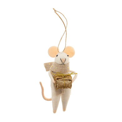 Generous Georgina Mouse Holiday Ornament