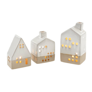 Ceramic Tealight House - Medium