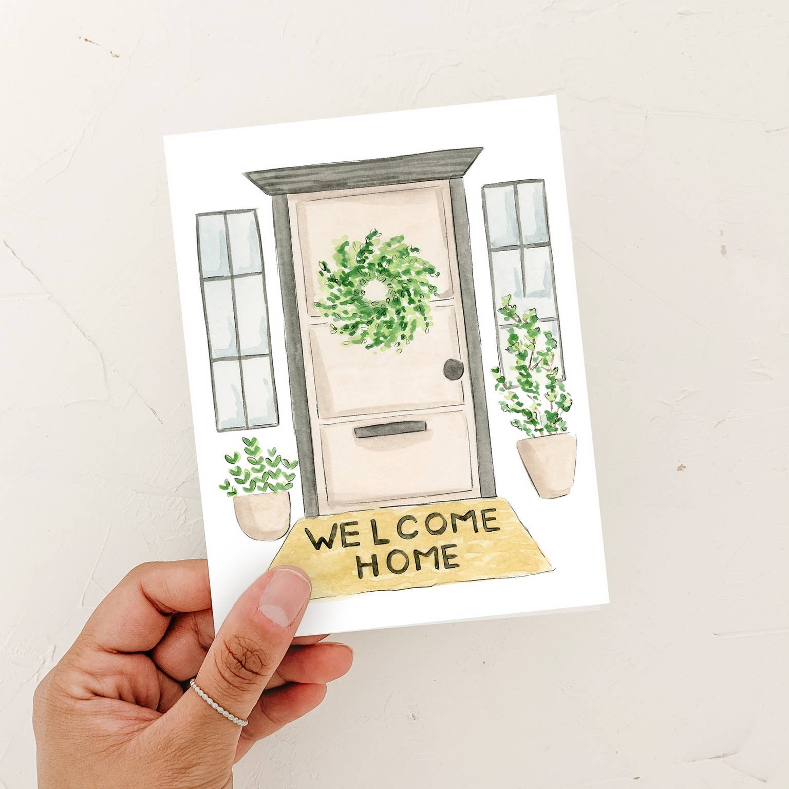 Welcome Home - Housewarming Greeting Card Blank