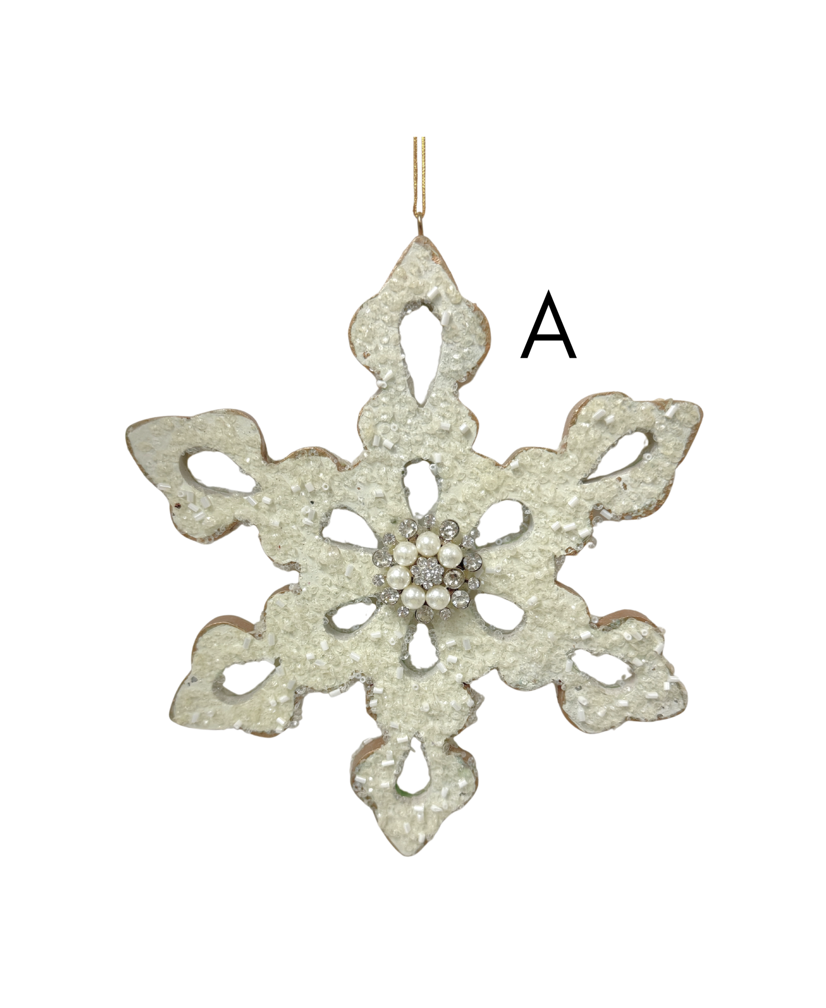 Beaded Snowflake Ornament