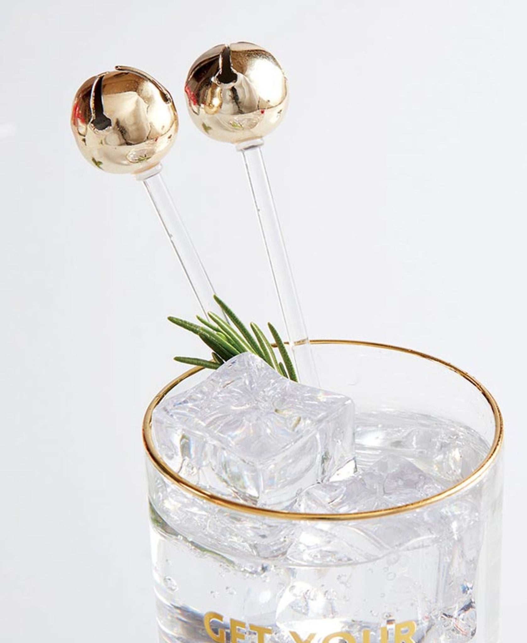 Santa Barbara Jingle Bell Stir Sticks