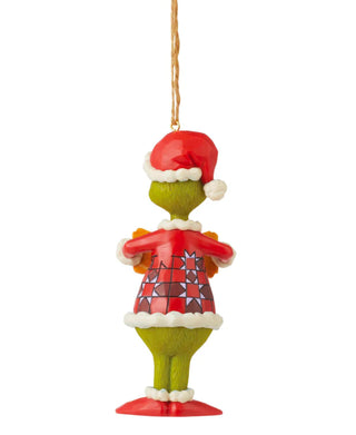 Jim Shore Grinch I'm Here For The Presents Hanging Ornament