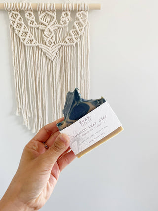Tobacco Leaf Soap Bar - # 2 Bestseller - Canadian Made