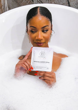 Bathorium Charcoal Garden Detox Crush Bath Soak 120g