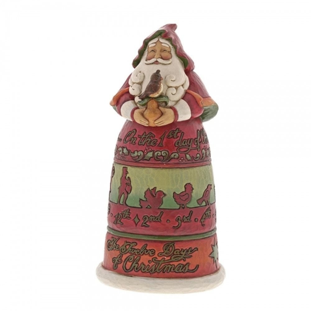 Jim  Shore 12 Days Of Christmas Santa - Offerings From The Heart Figurine
