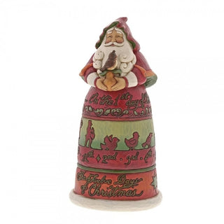Jim  Shore 12 Days Of Christmas Santa - Offerings From The Heart Figurine
