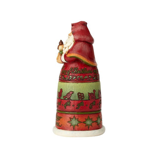 Jim  Shore 12 Days Of Christmas Santa - Offerings From The Heart Figurine