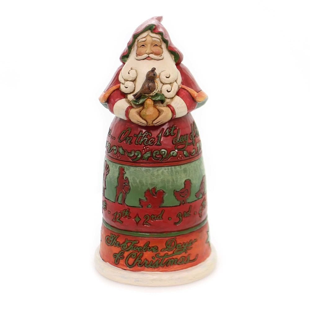 Jim  Shore 12 Days Of Christmas Santa - Offerings From The Heart Figurine