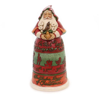 Jim  Shore 12 Days Of Christmas Santa - Offerings From The Heart Figurine