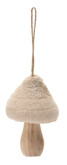 Felt Fabric Mushroom Ornament