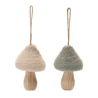 Felt Fabric Mushroom Ornament