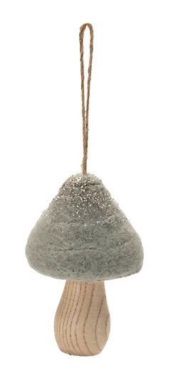 Felt Fabric Mushroom Ornament