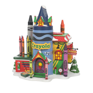 Department 56 North Pole Village Series Crayola Crayon Factory