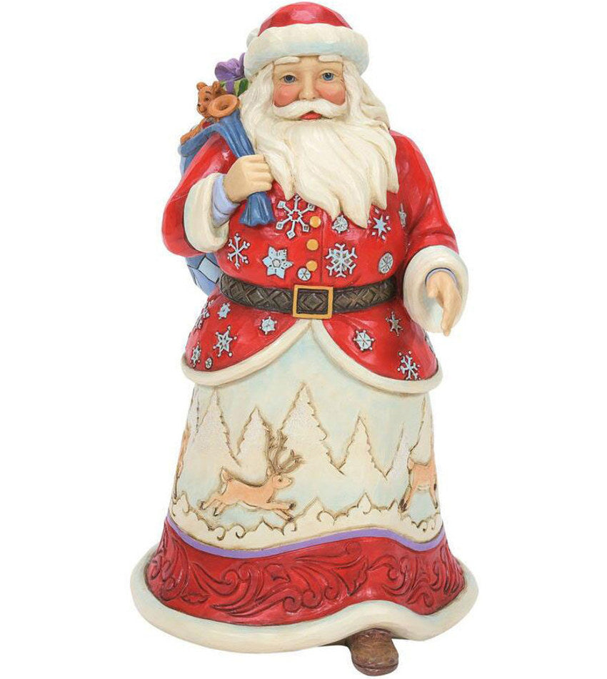 Jim Shore: Wherever You Go, Let Kindness Show Santa Figurine