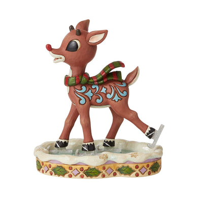 Jim Shore Traditions Rudolph Ice Skating Figurine