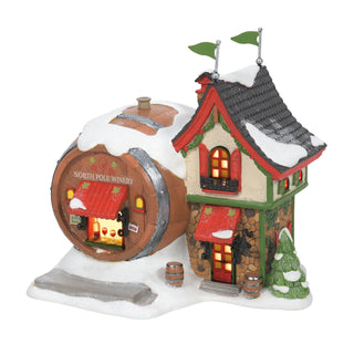 Department 56 North Pole Village Series North Pole Winery