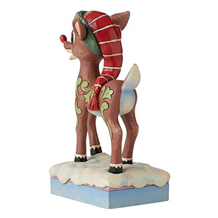 Jim Shore Traditions Rudolph In Long Hat Figurine