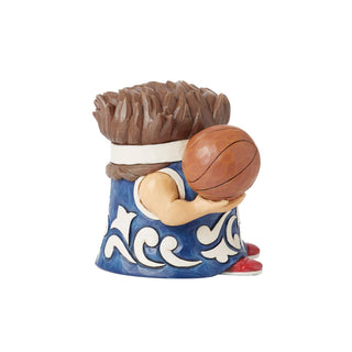 Jim Shore Heartwood Creek Gnome Basketball Player Figurine
