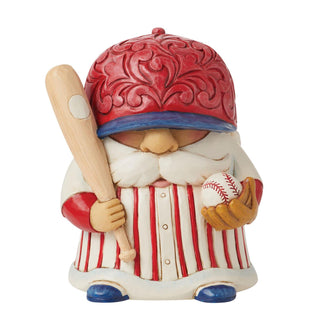 Jim Shore Heartwood Creek Gnome Baseball Player Figurine