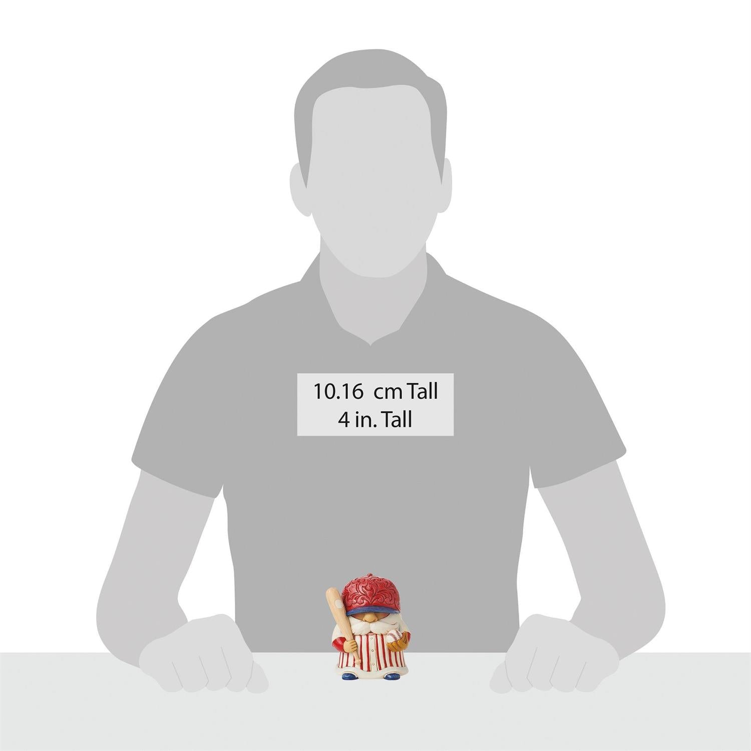 Jim Shore Heartwood Creek Gnome Baseball Player Figurine