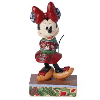 Jim Shore Disney Minnie Holiday Ready Figurine