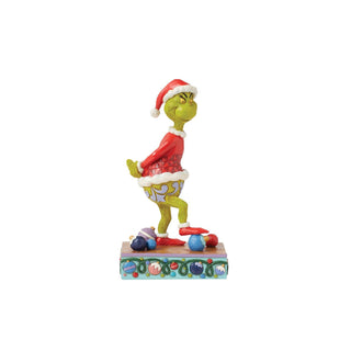 Jim Shore The Grinch Stepping On Ornaments Figurine