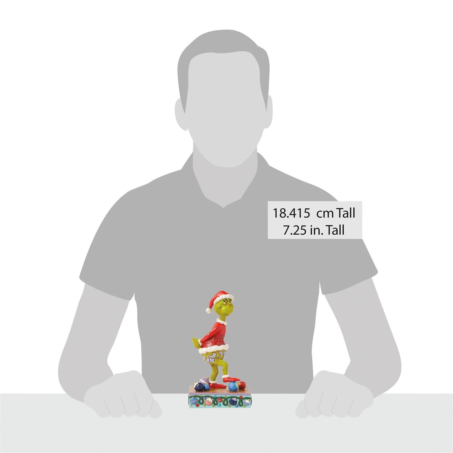 Jim Shore The Grinch Stepping On Ornaments Figurine