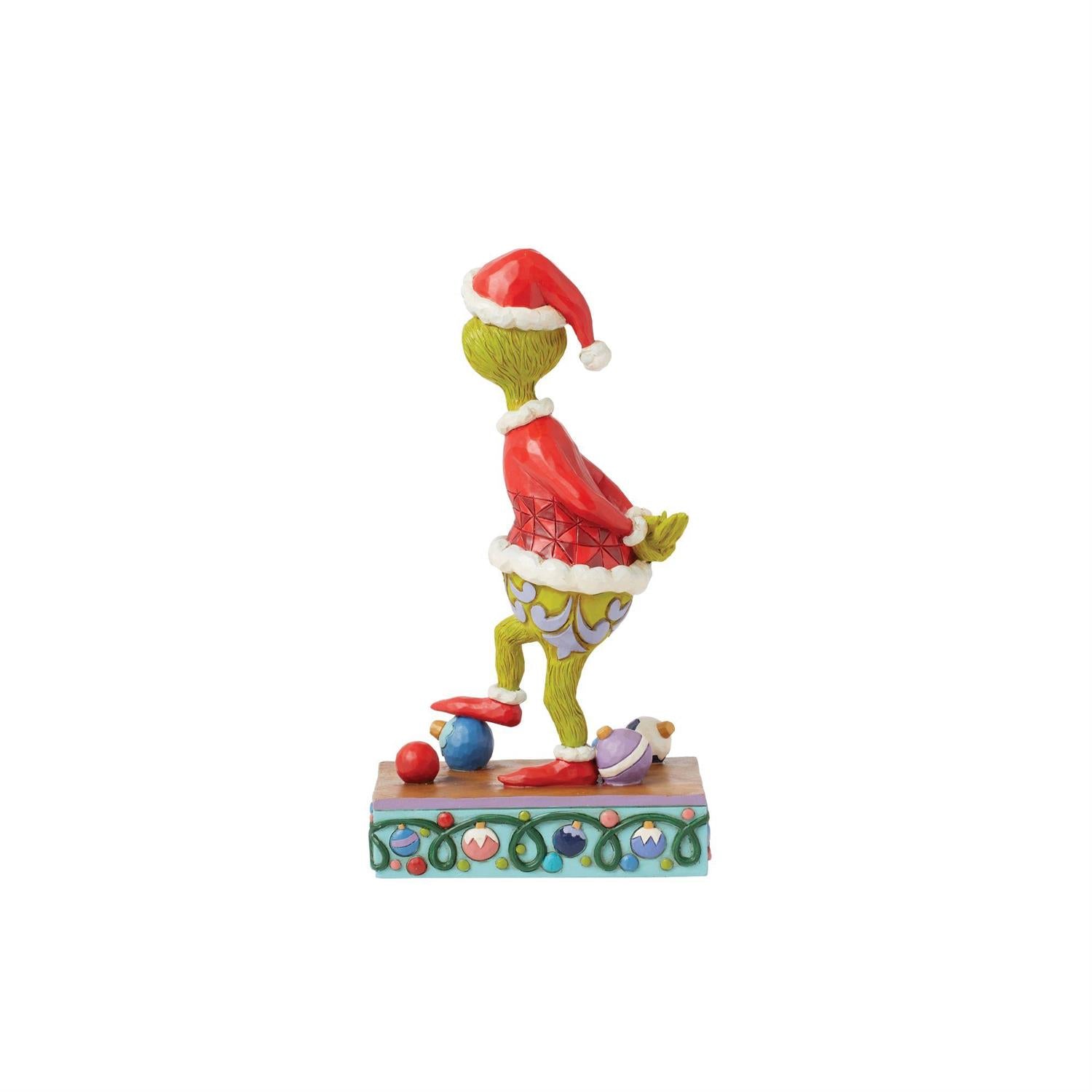 Jim Shore The Grinch Stepping On Ornaments Figurine