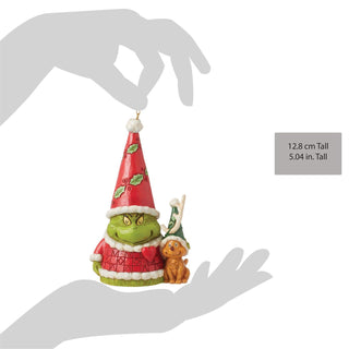 Jim Shore Grinch Gnome With Max Hanging Ornament