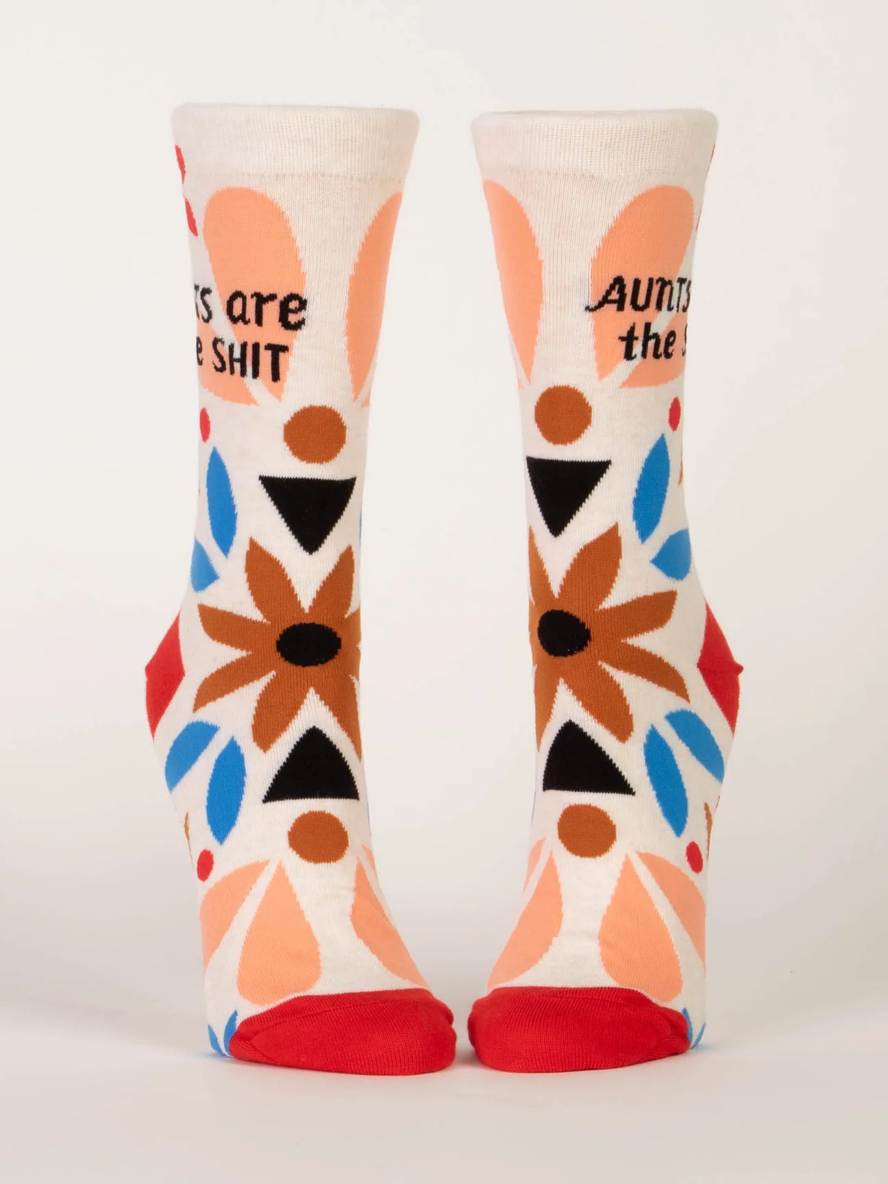 Blue Q Women's Aunts Are The Shit Crew Socks
