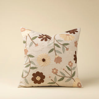 Florence Embroidered Pillow 20x20 With Pillow Insert