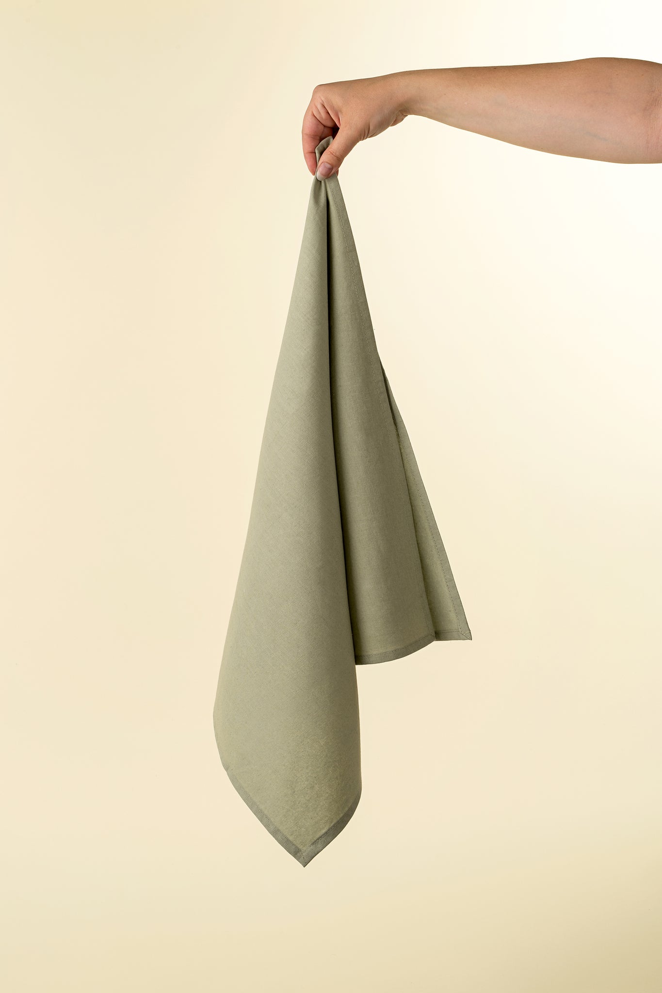 Calla Cotton Napkins Tea Green Set Of 4