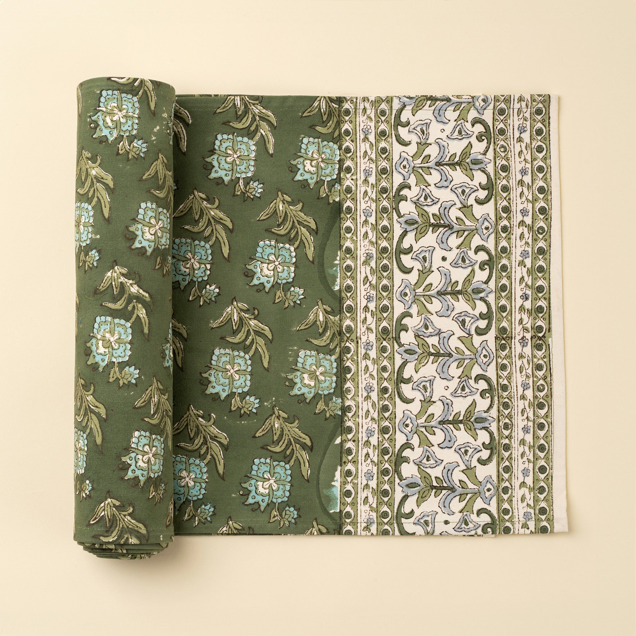 Elowen Block Print Table Runner