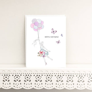 Happy Birthday - Birthday Girl Card Blank