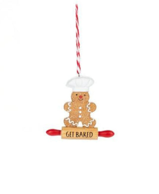 Gingerbread Man Chef Ornaments