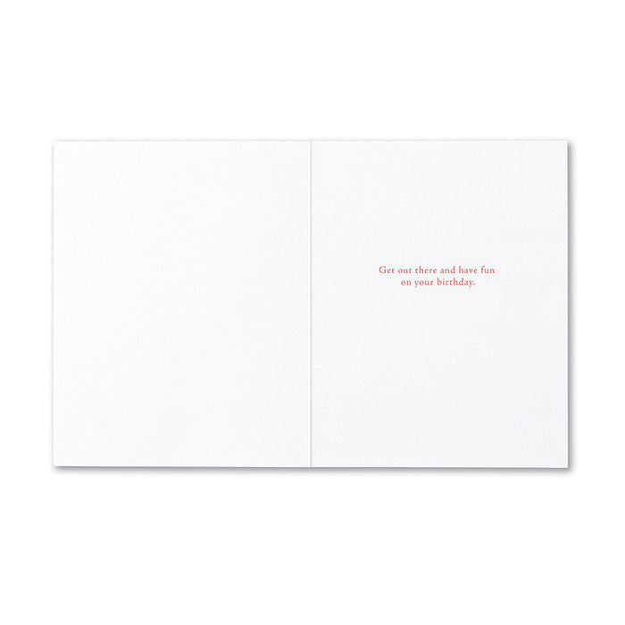 Compendium All Good Things Are Wild And Free Birthday Card