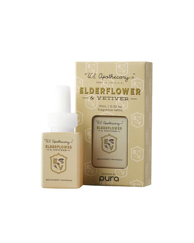 K Hall Apothecary Pura Diffuser Refill - Elderflower & Vetiver